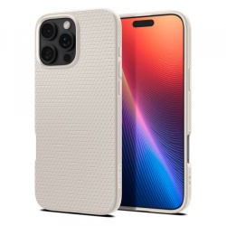 Husa pentru Apple iPhone 16 Pro Max, Spigen, Liquid Air, Bej