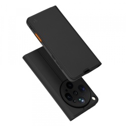 Husa pentru Oppo Find X9 Ultra, Techsuit, Magskin Book, Neagra