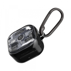 Husa pentru Samsung Galaxy Buds4 / Buds4 Pro, Spigen, Ultra Hybrid, Neagra ACS11201