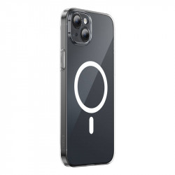Husa pentru telefon Baseus Magnetic Crystal Clear pentru iPhone 13 (transparenta) cu protectie pentru ecran din sticla calita si kit de curatare - Img 2