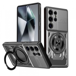 Husa pentru Xiaomi Redmi 15C 5G / 15C 4G, Techsuit, RuggedCam, Gri