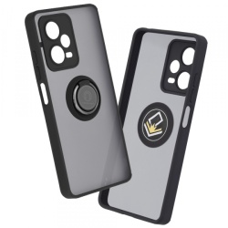 Husa pentru Xiaomi Redmi Note 12 Pro+, Techsuit, Glinth, Neagra