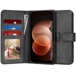 Husa pentru Xiaomi Redmi Note 17 Pro, Techsuit, Diary Book, Neagra