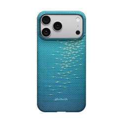 Husa Pitaka iPhone 17 Pro Ultra-Slim, Lucid Blue (PitaTap)