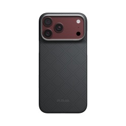 Husa Pitaka pentru iPhone 18 Pro Max, Edge Case, PitaTap™, Lava Black