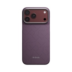 Husa Pitaka pentru iPhone 18 Pro Max, Edge Case, PitaTap™, PTK Weaving - Charoite Purple