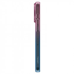 Husa Spigen Liquid Crystal pentru iPhone 15 Pro - roz si albastru - Img 4