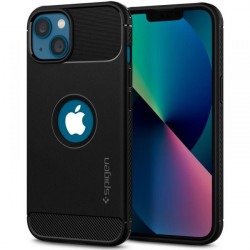 Husa Spigen Rugged Armor pentru iPhone 13 negru mat
