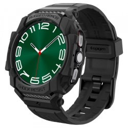 Husa Spigen Rugged Armor Pro pentru Samsung Galaxy Watch Ultra, Neagra
