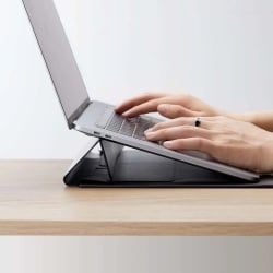 HyperShield Stand & Go Laptop Sleeve, MacBook Pro 15"/16" Black - Img 4