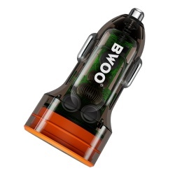 INCARCATOR AUTO 38W QC 18W + PD 20W - TRANSPARENT - Img 4