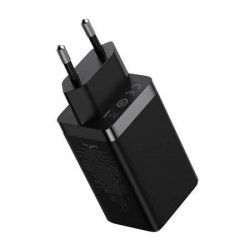 Incarcator de perete Baseus GaN5 Pro 2xUSB-C + USB, 65W (negru) - Img 5