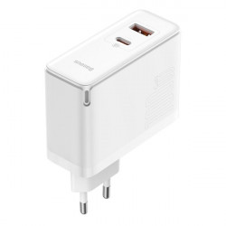 Incarcator priza Baseus GaN5 Pro Fast Universal GaN USB Charger Type C / USB 100W PD3.0, QC4.0 +, AFC white (CCGP090201) - Img 5