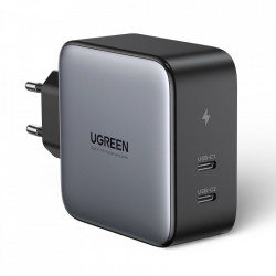 Incarcator priza Ugreen 2x USB Type C 100W Power Delivery gray (50327)