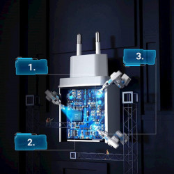 Incarcator priza Ugreen CD122 Quick Charge 3.0 USB white - Img 5