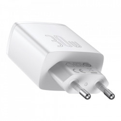 Incarcator rapid Baseus Compact USB tip C / 2x USB 30W 3A Power Delivery Quick Charge alb (CCXJ-E02) - Img 8
