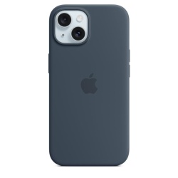 iPHONE CASE 15 SILICONE BL - Img 1