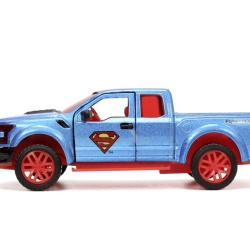 JADA DC SET FIGURINA METALICA SUPERMAN SI MASINUTA 2017 FORD F 150 RAPTOR SCARA 1:32 - Img 3