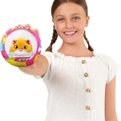 Jucărie Interactivă Electronică de Pluș Pets Alive Hamster Mania ZURU (Model Portocaliu), Hârciog Interactiv cu Peste 20 de Sunete Realiste, Mișcare în și în Afara Mingii - Img 2