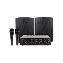 KIT KARAOKE AMPLIFICATOR 2X30W BOXE SI MICROFON