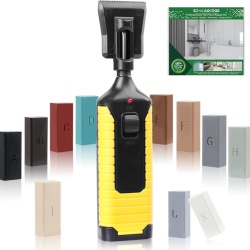 Kit Profesional de Reparare pentru Gresie, Faianță, Piatră Naturală, Parchet și Laminat cu Topitor de Ceară și 11 Nuanțe