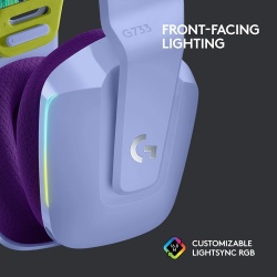 LOGITECH G733 LightSpeed Headset - LILAC - EMEA - Img 7