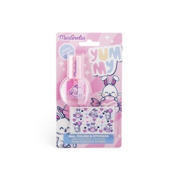 MARTINELIA YUMMY SET LAC DE UNGHII SI STICKERS