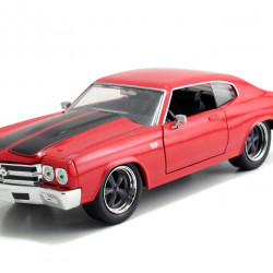 MASINUTA METALICA FAST AND FURIOUS 1970 CHEVY CHEVELLE SCARA 1 LA 24 - Img 3