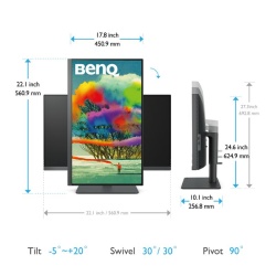 MONITOR 27" BENQ PD2705U - Img 9