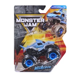 MONSTER JAM LEGACY TRUCKS MASINUTA METALICA MEGALODON SCARA 1 LA 64