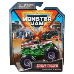 MONSTER JAM MASINUTA METALICA GRAVE DIGGER SCARA 1 LA 64