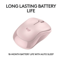 Mouse Logitech MK240 Silent Wireless ros - Img 4