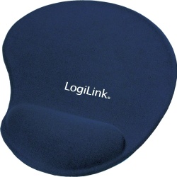 MousePAD LOGILINK, cauciuc si gel, 200 x 220 x 3 mm, albastru, "ID0027B"