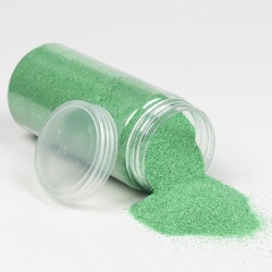 Nisip Decorativ Fin HEIKO 30330-17, Culoare Verde, Granulație 0.1 mm, Recipient Resigilabil 750 g, Nisip Colorat pentru Aranjamente Florale, Vaze, Lumânări, Terarii și Proiecte Creative DIY - Img 3