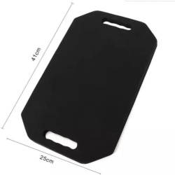Oglindă Profesională pentru Frizerie și Coafor, cu 2 Mânere Laterale, Ramă din Spumă Protectoare, 41 × 25 cm, Neagră, pentru Salon și Uz Personal - Img 2