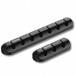 Organizator Cabluri McDodo WF-5960, Set 2 bucati, Negru
