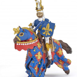 PAPO FIGURINA CAVALER CRIN ALBASTRU