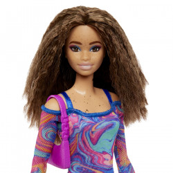 PAPUSA BARBIE FASHIONISTA SATENA CU PISTRUI - Img 3