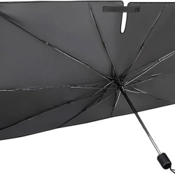 Parasolar Pliabil pentru Parbriz Auto Typec Home, Protecție UV 98.7% și Izolație Nanopolimer, Dimensiune Universală 140 x 80 cm, Deschidere Rapidă tip, Husă Inclusă