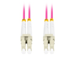 Patch cord fibra 2 m LSZH OM4 50/125 vi "FO-LULU-MD41-0020-VT" - Img 3