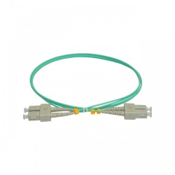 Patchcord FO SC/PC-SC/PC, MM OM3 50/125, manta LSZH 2.0mm, duplex 3m, "SC-SC-MM3/DX-3" (timbru verde 0.08 lei)
