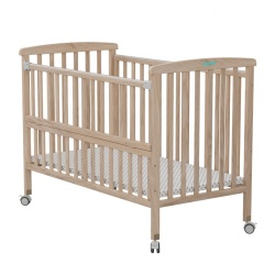 Patut din lemn bebe, 120x60,natur,U-Grow