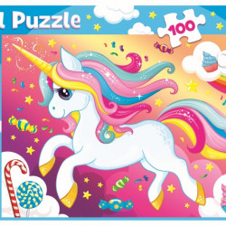 PUZZLE TREFL 100 FRUMOSUL UNICORN - Img 3