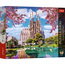 PUZZLE TREFL 1000 PREMIUM PLUS PHOTO ODYSSEY SAGRADA FAMILIA BARCELONA SPANIA