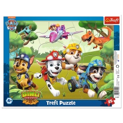 PUZZLE TREFL 25 PATRULA CATELUSILOR TRUCURI DE CASCADORII PENTRU CAINI