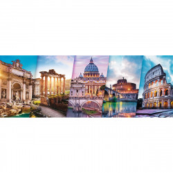 PUZZLE TREFL 500 PANORAMA CALATORIND IN ITALIA - Img 2