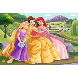 PUZZLE TREFL 60 PREMIUM PLUS KIDS DISNEY PRINCESS PUTEREA IN CORANA CU POSTER - Img 2