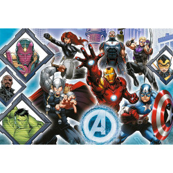 PUZZLE TREFL PRIMO SUPER SHAPE XXL 104 AVENGERS - Img 2