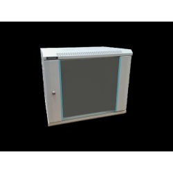 RACK 9U 600x600 MONTAJ PERETE GRI