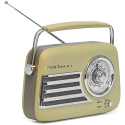 RADIO FM PORTABIL NOSTALGIA 15W CU FUNCTIE BLUETOOTH/AUX -OLIVE - Img 3